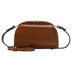"As Is" Patricia Nash Pilzone Leather Frame Crossbody Bag