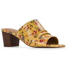 "As Is" Patricia Nash Poema Leather Heel Sandal