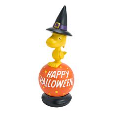 "As Is" Peanuts 12" LED Woodstock Halloween Globe