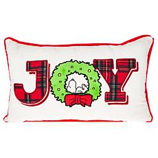 "As Is" Peanuts 20" Holiday Pillow