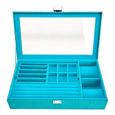 "As Is" Prestige™ Anti-Tarnish Croco-Embossed "Everything-in-1" Jew...