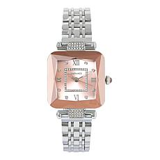 "As Is" Radiance by Absolute™ Women's Faceted Square Bracelet Watch