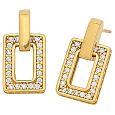"As Is" Radiance by Absolute™ x Katharine McPhee 2.17ctw Rctngl Ear...