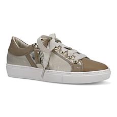 "As Is" Ron White Ophelia Leather Footbed Sneaker