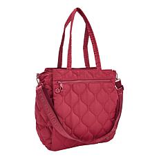 "As Is" Samantha Brown To-Go Anti-Theft Quilted Satchel