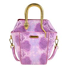 "As Is" Sharif Legacy Serpantine Python Leather Mini Tote Bag