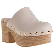 "As Is" SHUSHOP Gigi Clog with Nail Head Studs