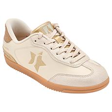 "As Is" Skechers Slip-ins Hotshot Metallic Lace-Up Sneakers - Icy E...