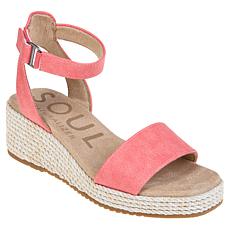"As Is" SOUL Naturalizer Gloria Espadrille Wedge Heel
