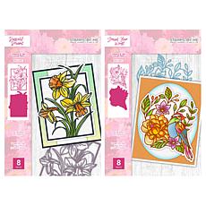 "As Is" Stamps By Me Florals Perfect Petals Die and Stencils Card M...