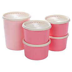 "As Is" Tupperware 10-piece Heritage Canister Set