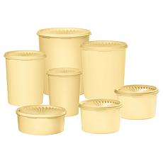 "As Is" Tupperware® 14-piece Heritage Sheer Canister Collection