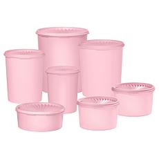 "As Is" Tupperware® 14-piece Heritage Sheer Canister Collection