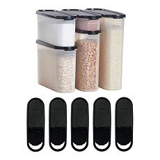 "As Is" Tupperware® 15-piece Super Oval Modular Mates Dry Storage Set