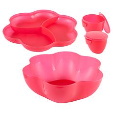"As Is" Tupperware® 6-piece Chip 'n' Dip Entertaining Set