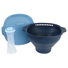 "As Is" Tupperware® WOW Pop Microwave Popcorn Maker Set with Shaker