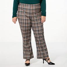 "As Is" TWRHLL by Christie Brinkley Kick Flare Pull-On Crop Pant