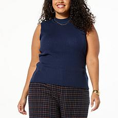 "As Is" TWRHLL by Christie Brinkley Sweater Knit Tank