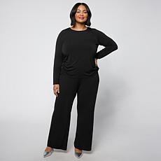 "As Is" Vivica A. Fox Collection 2-Piece Palazzo Pant Set