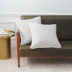 "As Is" Warm & Coxy Luxe Chenille 2-piece 20" x 20" Decorative Pill...