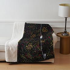 "As Is" Warm & Cozy Plush to Sherpa Heated Throw