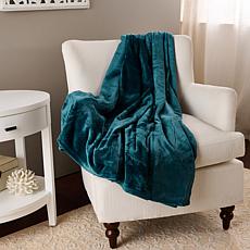 "As Is" Warm & Cozy Solid Light Plush Blanket