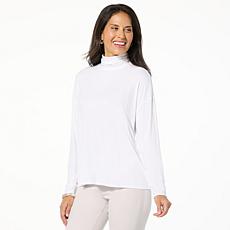 "As Is" WynneLayers Easy-Fit Boxy Turtleneck Tee