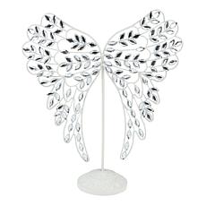 august & leo Jeweled Angel Wing Stand 