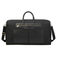 Badgley Mischka Juliet Canvas Weekender Duffel Travel Bag