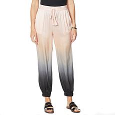 Badgley Mischka Silk Jogger Pant