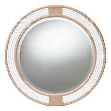 bali and pari Adita 35.4" Round Rope Wall Mirror