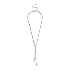 BAUBLEBAR Goldtone Crystal Lariat Necklace