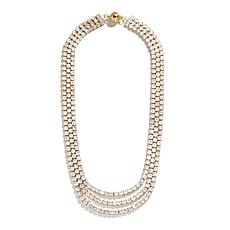 BAUBLEBAR Goldtone Three Layer Magnetic Clasp Necklace