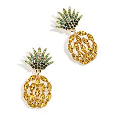 BAUBLEBAR Stone-Encrusted Pineapple Statement Drop Earrings