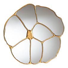 Baxton Studio Novia Gold Wall Mirror
