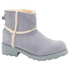 BEARPAW® Adalee Faux Fur-Trimmed Suede Boot w/Rain & Stain Repellent