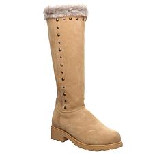 BEARPAW® Delancey Suede Tall Boot with Bear Coat