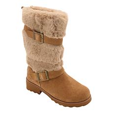 BEARPAW® Junia Tall Suede Boot with Bear Coat