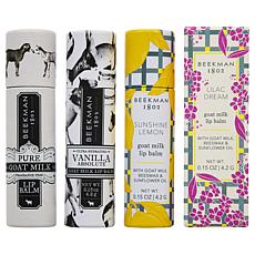 Beekman 1802 Goat Milk 4-Piece Assorted Lip Balm Collection