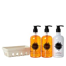 Beekman 1802 Goat Milk Wash and Lotion Ceramic Caddy Set - Lavender