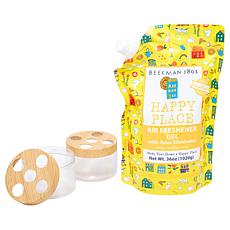 Beekman 1802 Happy Place Air Freshener Odor Eliminator Gel with 2 Jars