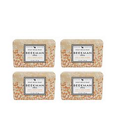 Beekman 1802 Honey & Orange Blossom Goat Milk Bar Soap 4-piece Set