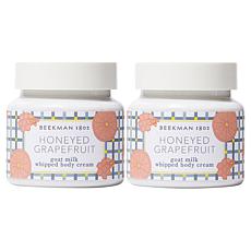 Beekman 1802 Honeyed Grapefruit Goat Milk Whipped Body Cream Duo AS®