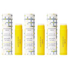 Beekman 1802 Vanilla Absolute Goat Milk Lip Balm Trio