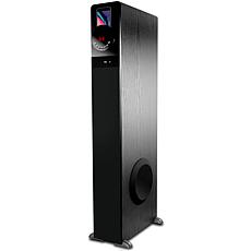 beFree Sound Bluetooth Powered Tower Speaker in Black