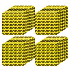 Bell & Howell Reusable 4" x 4" Alien Carpet Grips - Set of 24