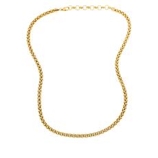 Bellezza 16" Bronze Popcorn-Link Chain Necklace