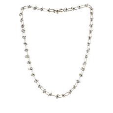 Bellezza 25-1/4" Bronze Oval-Link Love Knot Necklace 