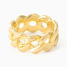 Bellezza Bronze Polished Curb Band Ring