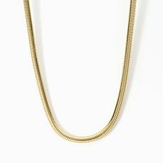 Bellezza Bronze Snake Chain Necklace